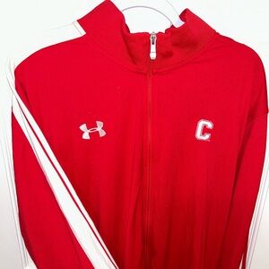 Cornell Under Armour Long Sleeve zipup jacket with pockets